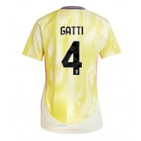 Camisa de time de futebol Juventus Federico Gatti #4 Replicas 2º Equipamento Feminina 2024-25 Manga Curta